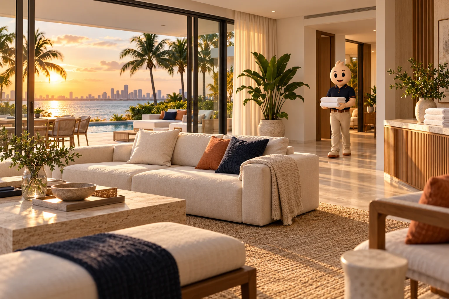 RentalCare360 — prepared South Florida residence with discreet KEYO presence